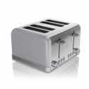 Swan Retro 4 Slice Toaster, 1600W, ST19020GRN, Grey