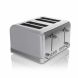 Swan Retro 4 Slice Toaster, 1600W, ST19020GRN, Grey - 0