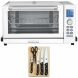 Cuisinart TOB-135WN Toaster Oven, White Bundle with Home Basics 5-Piece Knife Set with Cutting Board - 0