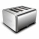 Cusimax Bakery Toaster 2/4 Slice Extra Wide Slot Toaster Stainless Steel Bagel Bread Toaster - 2