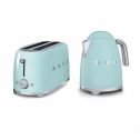 SMEG 4-Slice Toaster & 1.7-Liter Kettle in Pastel Green