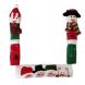 Christmas Microwave Oven Handle Covers Refrigerator Dishwasher Kitchen Appliances Handle Protector 3pcs - 0