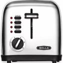 Bella 14307 2-Slice Polished Stainless Steel Toaster with 900 Watts of Toasting Power (New Open Box)