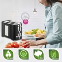 [Freedomgo] Large Capacity Toaster 2 Piece Automatic Toaster Home Breakfast Toaster