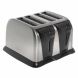 Hubert 4-Slice Toaster Wide Slot Stainless Steel Heavy Duty - 0