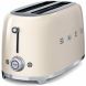 smeg 4-slice toaster-cream - 0