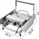 VEVOR Bun Toaster 220V Burger Machine Oven 6 Slice Hamburger Baking Machine 2 Layer 800W - 1
