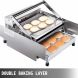 VEVOR Bun Toaster 220V Burger Machine Oven 6 Slice Hamburger Baking Machine 2 Layer 800W - 3