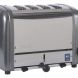 CADCO CTW-4M 13-1/2" 4-Slot Gray Toaster - 0