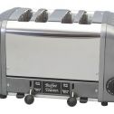 CADCO CBF-4M 15-1/2" 4-Slot Gray Buffet Toaster