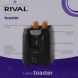 Rival 2-Slice Black Toaster - 2