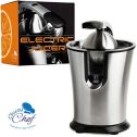 Stainless Steel Electric Citrus Juicer: Compact Lemon, Lime or Orange Squeezer Press by Chuzy Chef