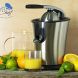 Stainless Steel Electric Citrus Juicer: Compact Lemon, Lime or Orange Squeezer Press by Chuzy Chef - 3