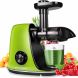 cirago juicer machines, slow masticating juicer extractor two speed adjustment, easy to clean, quiet motor, cold press juicer for vegetables and fruits, bpa-free - 1