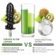 cirago juicer machines, slow masticating juicer extractor two speed adjustment, easy to clean, quiet motor, cold press juicer for vegetables and fruits, bpa-free - 3