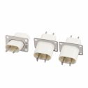 Home Electronic Microwave Oven Magnetron Filament Pin Sockets 3Pcs