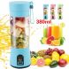 300/380ml Mini USB Portable Fruit Juicer Home Travel Electric Smoothie Juice Maker Blender Machine - 0