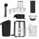 2-Speed Electric Juice Extractor Wide Mouth Fruit Vegetable Centrifugal Juicer - 1