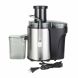 ZOKOP American Standard J02 110V 600W 75MM Large Caliber 600ML Juice Cup 1000ML Slag Cup Double Gear Electric Juicer Stainless Steel Black - 1