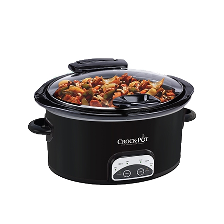 Crock-Pot (SCCPVP450H-B) 4.5-Quart Lift & Serve Programmable Slow ...