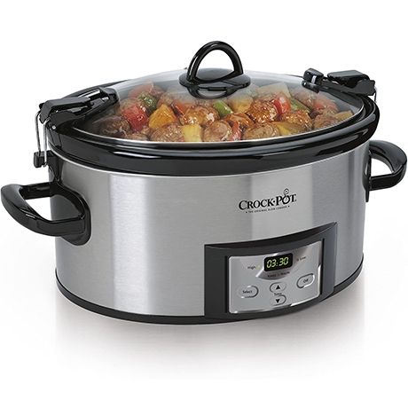 Crock-Pot (SCCPVL610-S) 6-Quart Cook & Carry Programmable Slow Cooker ...