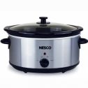 Nesco 6 Qt Oval Analog Slow Cooker (Stainless Steel)