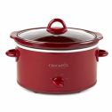 Crock-Pot, Red SCV401-TR 4-Quart Manual Slow Cooker