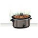 Crock Pot 6qt Manual Slow Cooker - Black/Stainless Steel - 0