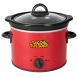Taco Tuesday TTRDP2RD 2-Quart Fiesta Slow Cooker With Tempered Glass Lid, Cool-Touch Handles, Removable Round Ceramic Pot - 0