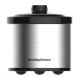 BestAppliance 0.6 Quart Round Slow Cooker Black Stainless Steel - 0
