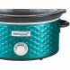 BrentwoodÂ® Appliances 4.5-quart Scallop Pattern Slow Cooker (blue) - 2