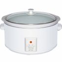 Brentwood 8.0 Quart Slow Cooker White Body