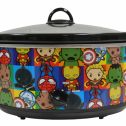Uncanny Brands Marvel Kawaii 7qt Slow Cooker- Cook With Earth's Mightiest Heroes