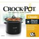 Crock-Pot SCR400-B 4-Quart Manual Slow Cooker, Black - 1
