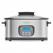 NutriChef PKPC45 - Countertop Oven Multi-Cooker with Easy Crock Oven Cooking Presets, Sous Vide Mode, Display (Stainless Steel) - 0