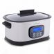 NutriChef PKPC45 - Countertop Oven Multi-Cooker with Easy Crock Oven Cooking Presets, Sous Vide Mode, Display (Stainless Steel) - 1