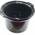 4 Qt Black Round Stoneware for Crock-Pot Slow Cooker, 129995-000-000