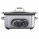 6.5 qt. Black & Decker Multi Slow Cooker & Sear Stainless - Silver - 0