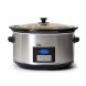 8.5 qt. Digital Slow Cooker with Lid, Stainless Steel - 0