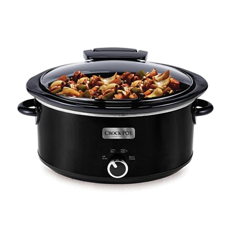 Crock-Pot (SCCPVM600H-BI) 6-quart. Hinged-Lid Oval Slow Cooker Reviews ...