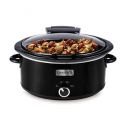 Crock-Pot (SCCPVM600H-BI) 6-quart. Hinged-Lid Oval Slow Cooker