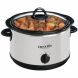 Crock-Pot 4-Quart Round Slow Cooker, Silver - 0