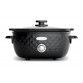 Elite Platinum 6Qt. Diamond Series Slow Cooker, Black