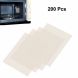 200pcs Microwave Oven Mica Plates Sheets Repair Part 18mm x 22mm x0.07mm - 1