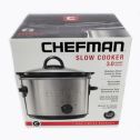 Chefman Slow Cooker 3.0 Quart Capacity, Stainless Steel