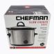 Chefman Slow Cooker 3.0 Quart Capacity, Stainless Steel - 0