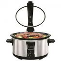 7-Quart Oval Stay Or Go Slow Cooker, Steel