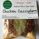 Slow Cooker or Instant Pot Chicken Cacciatore (Pack of 4)