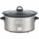 4.5-quart Scallop Pattern Slow Cooker (stainless Steel) - 0
