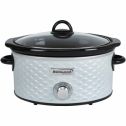 Brentwood SC-140W Scallop Pattern 4.5 Quart Slow Cooker, White